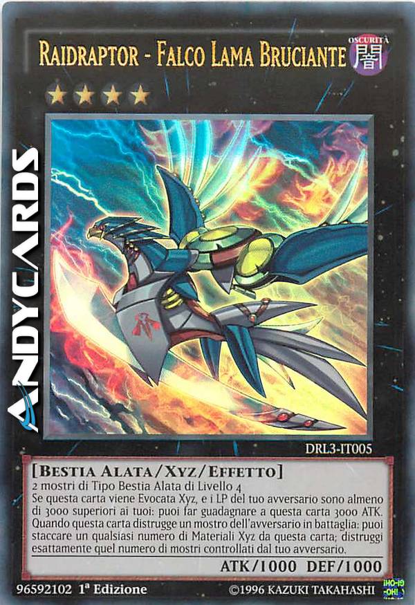 Clicca per ulteriori dettagli di - RAIDRAPTOR - FALCO LAMA BRUCIANTE - RAIDRAPTOR - FALCO LAMA BRUCIANTE