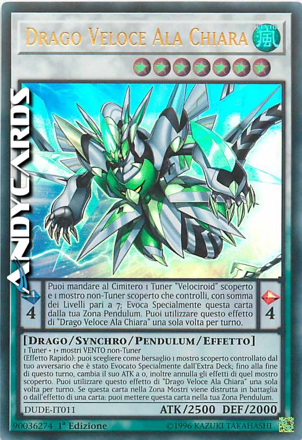 Clicca per ulteriori dettagli di - DRAGO VELOCE ALA CHIARA - DRAGO VELOCE ALA CHIARA