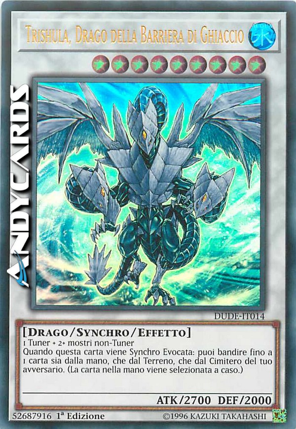 Clicca per ulteriori dettagli di - TRISHULA, DRAGO DELLA BARRIERA DI GHIACCIO - TRISHULA, DRAGO DELLA BARRIERA DI GHIACCIO