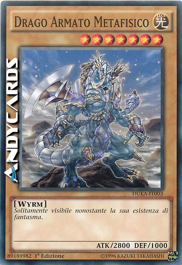 Clicca per ulteriori dettagli di - DRAGO ARMATO METAFISICO - DRAGO ARMATO METAFISICO