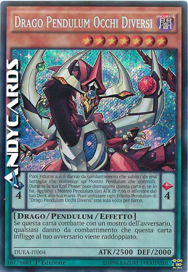 Clicca per ulteriori dettagli di - DRAGO PENDULUM OCCHI DIVERSI - DRAGO PENDULUM OCCHI DIVERSI