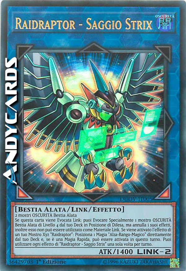 Clicca per ulteriori dettagli di - RAIDRAPTOR - SAGGIO STRIX - RAIDRAPTOR - SAGGIO STRIX