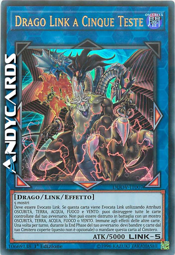 Clicca per ulteriori dettagli di - DRAGO LINK A CINQUE TESTE - DRAGO LINK A CINQUE TESTE