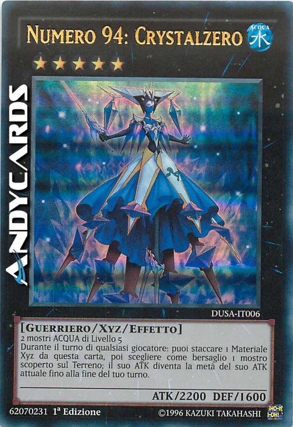 Clicca per ulteriori dettagli di - NUMERO 94: CRYSTALZERO - NUMERO 94: CRYSTALZERO