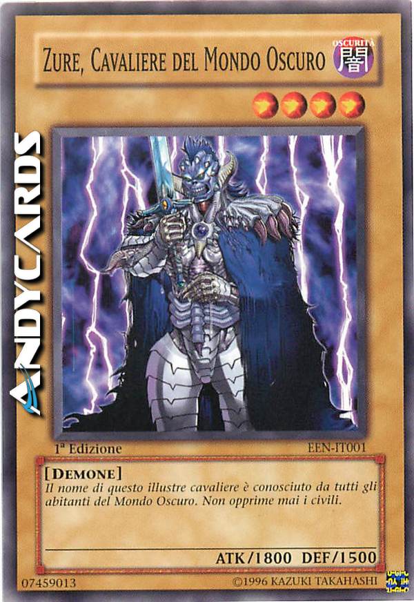 Clicca per ulteriori dettagli di - ZURE, CAVALIERE DEL MONDO OSCURO - ZURE, CAVALIERE DEL MONDO OSCURO