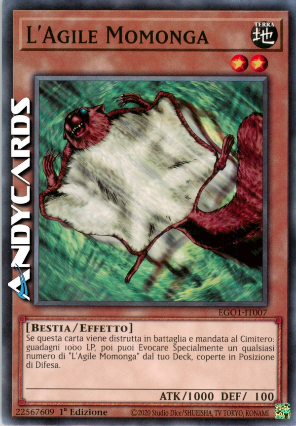 Nimble Momonga - EGO1-EN007 - Comune - 1a Edizione