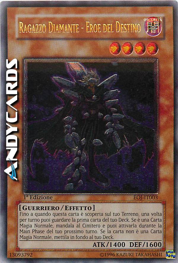 Clicca per ulteriori dettagli di - RAGAZZO DIAMANTE - EROE DEL DESTINO - RAGAZZO DIAMANTE - EROE DEL DESTINO