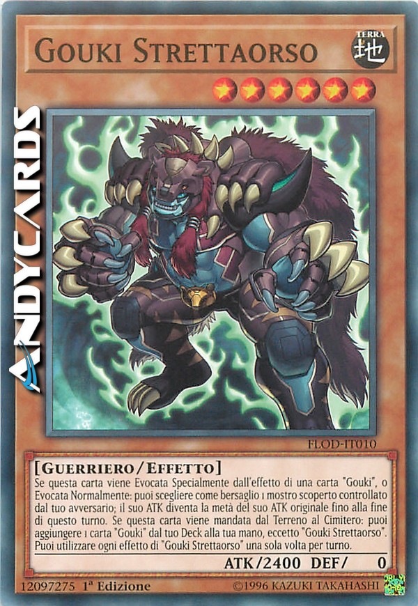 Clicca per ulteriori dettagli di - GOUKI STRETTAORSO - GOUKI STRETTAORSO