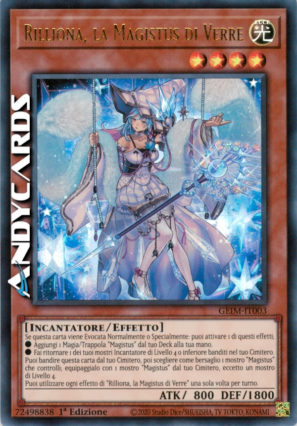 Clicca per ulteriori dettagli di - RILLIONA, LA MAGISTUS DI VERRE - RILLIONA, LA MAGISTUS DI VERRE