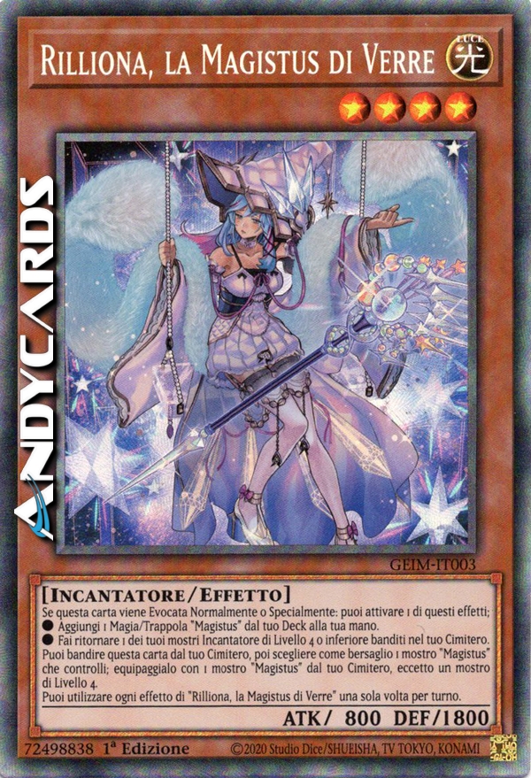 Clicca per ulteriori dettagli di - RILLIONA, LA MAGISTUS DI VERRE - RILLIONA, LA MAGISTUS DI VERRE