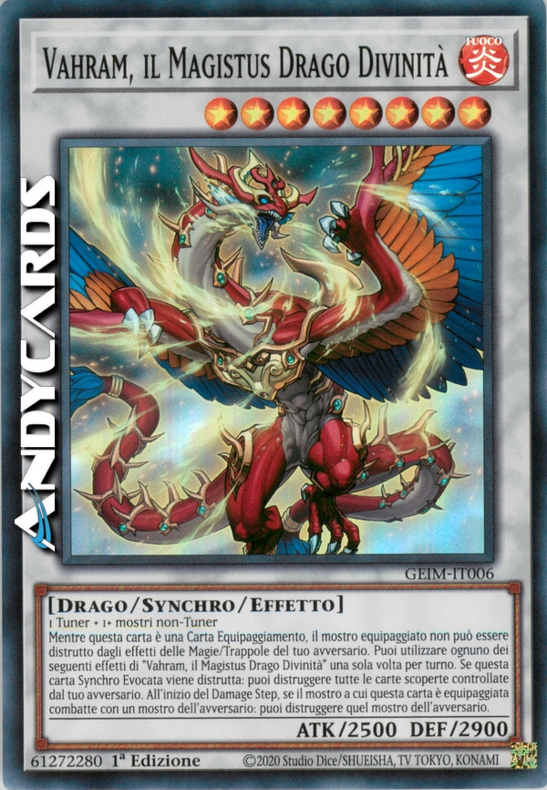 Clicca per ulteriori dettagli di - VAHRAM, IL MAGISTUS DRAGO DIVINITÀ - VAHRAM, IL MAGISTUS DRAGO DIVINITÀ