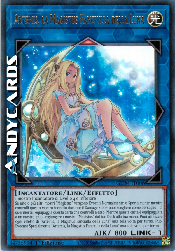 Clicca per ulteriori dettagli di - ARTEMIS, LA MAGISTUS FANCIULLA DELLA LUNA - ARTEMIS, LA MAGISTUS FANCIULLA DELLA LUNA