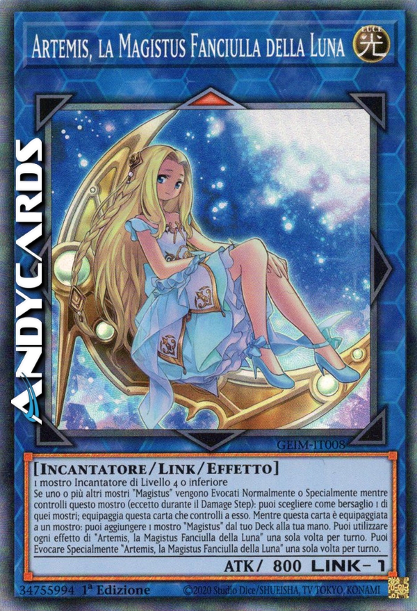 Clicca per ulteriori dettagli di - ARTEMIS, LA MAGISTUS FANCIULLA DELLA LUNA - ARTEMIS, LA MAGISTUS FANCIULLA DELLA LUNA