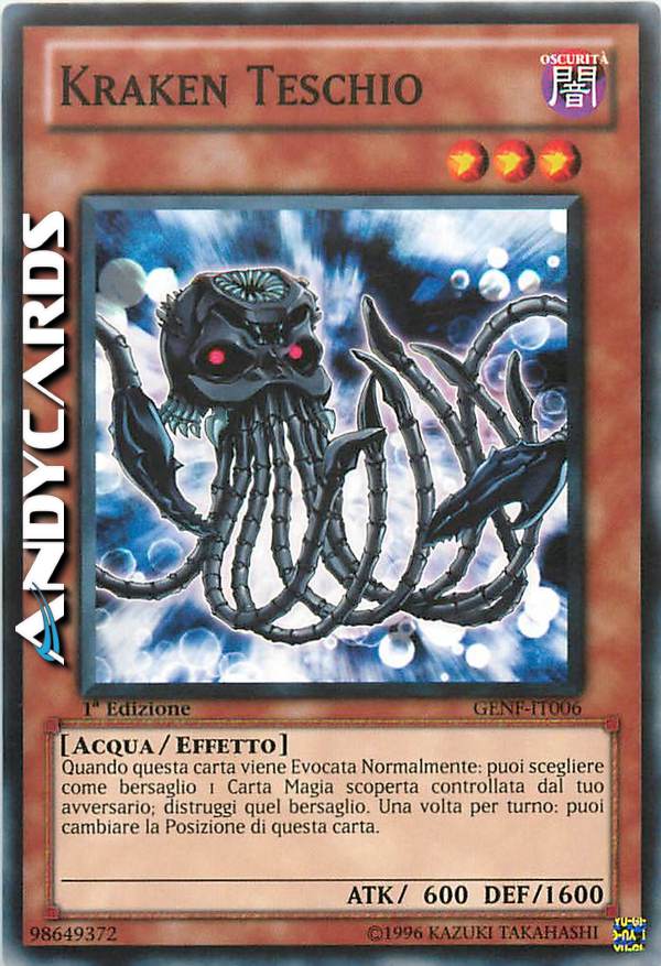 Clicca per ulteriori dettagli di - KRAKEN TESCHIO - KRAKEN TESCHIO