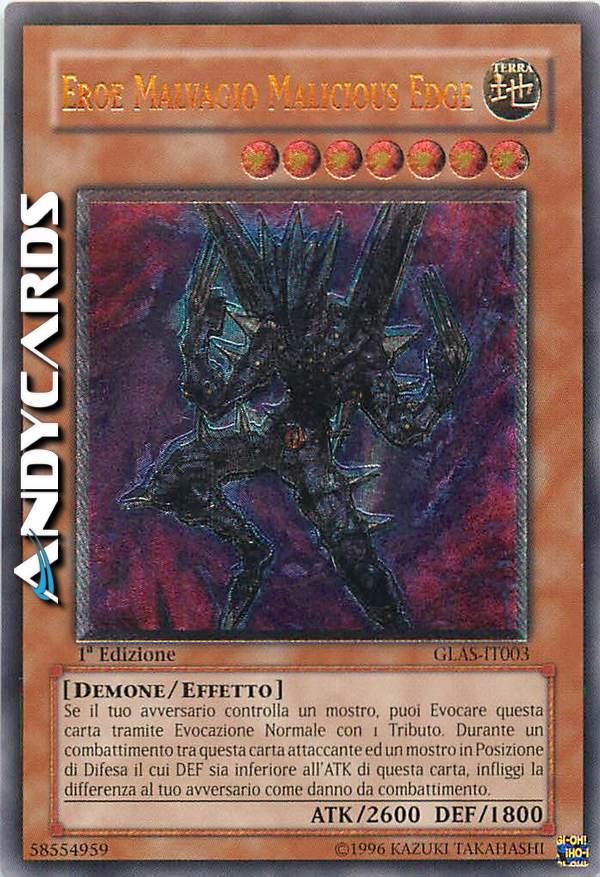 Clicca per ulteriori dettagli di - MALICIOUS EDGE EROE MALVAGIO - MALICIOUS EDGE EROE MALVAGIO
