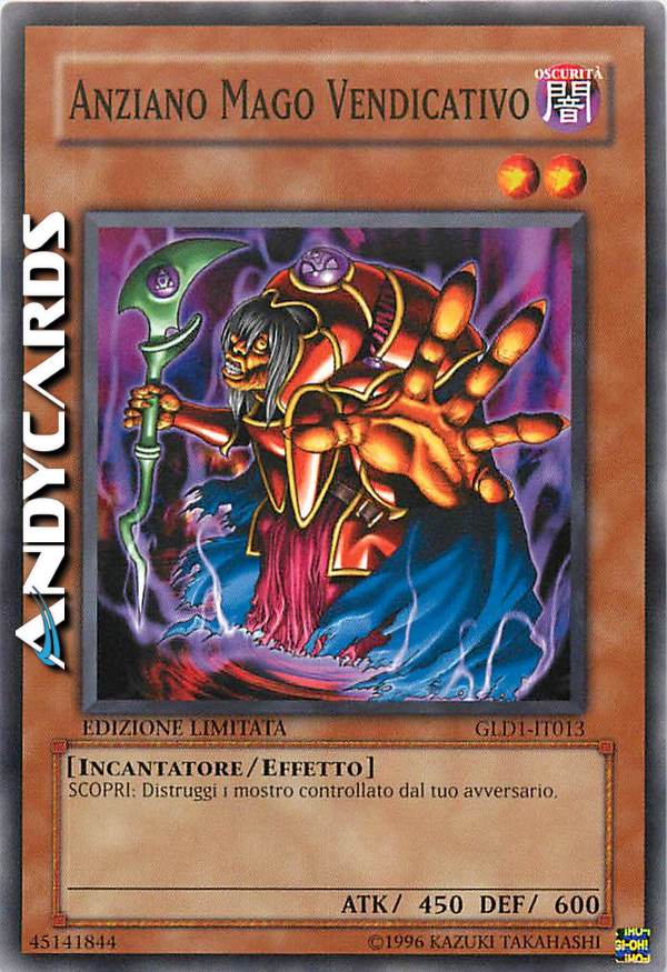 Clicca per ulteriori dettagli di - ANZIANO MAGO VENDICATIVO - ANZIANO MAGO VENDICATIVO