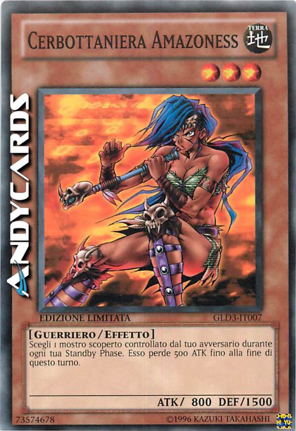 Clicca per ulteriori dettagli di - CERBOTTANIERA AMAZONESS - CERBOTTANIERA AMAZONESS