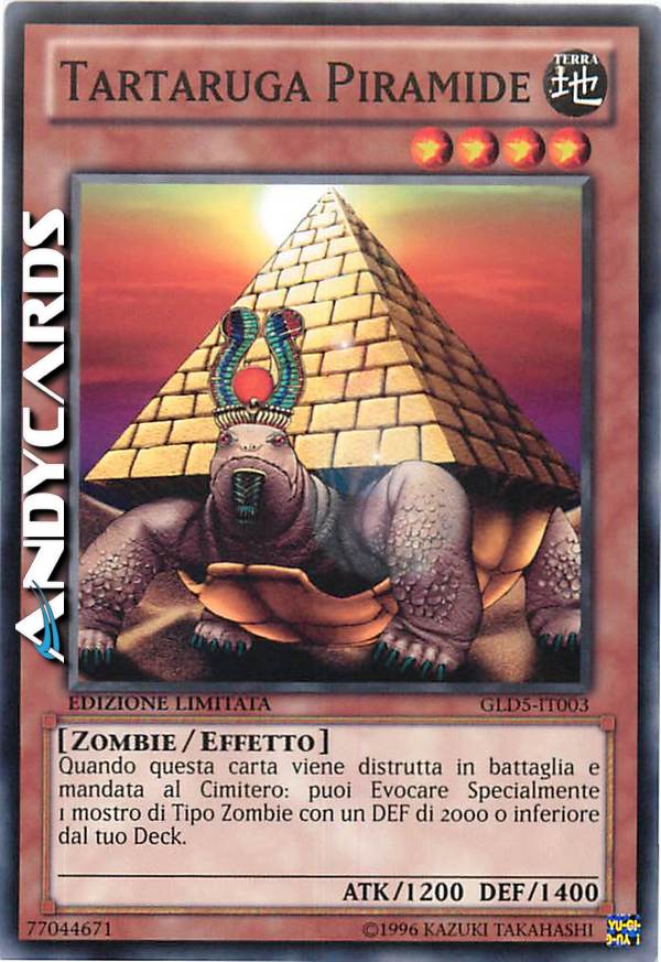 Clicca per ulteriori dettagli di - TARTARUGA PIRAMIDE - TARTARUGA PIRAMIDE