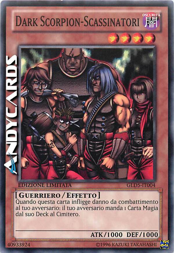 Clicca per ulteriori dettagli di - DARK SCORPION - SCASSINATORI - DARK SCORPION - SCASSINATORI