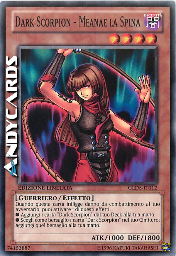 Clicca per ulteriori dettagli di - DARK SCORPION - MEANAE LA SPINA - DARK SCORPION - MEANAE LA SPINA