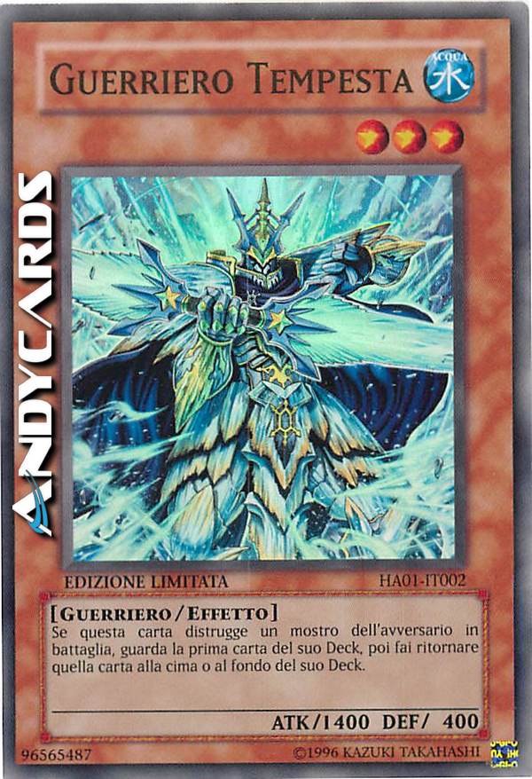 Clicca per ulteriori dettagli di - GUERRIERO TEMPESTA - GUERRIERO TEMPESTA