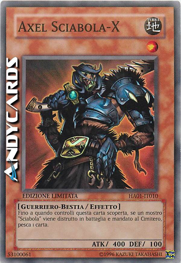 Clicca per ulteriori dettagli di - AXEL SCIABOLA-X - AXEL SCIABOLA-X