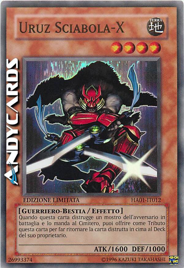 Clicca per ulteriori dettagli di - URUZ SCIABOLA-X - URUZ SCIABOLA-X
