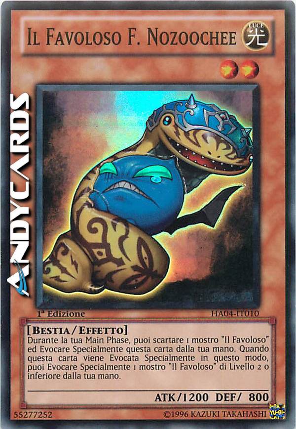 Clicca per ulteriori dettagli di - IL FAVOLOSO F. NOZOOCHEE - IL FAVOLOSO F. NOZOOCHEE
