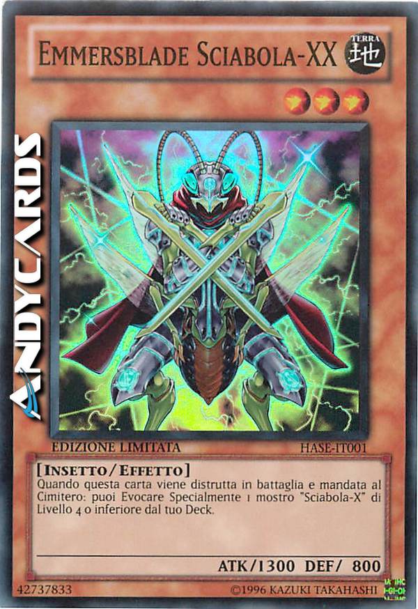 Clicca per ulteriori dettagli di - EMMERSBLADE SCIABOLA-XX - EMMERSBLADE SCIABOLA-XX