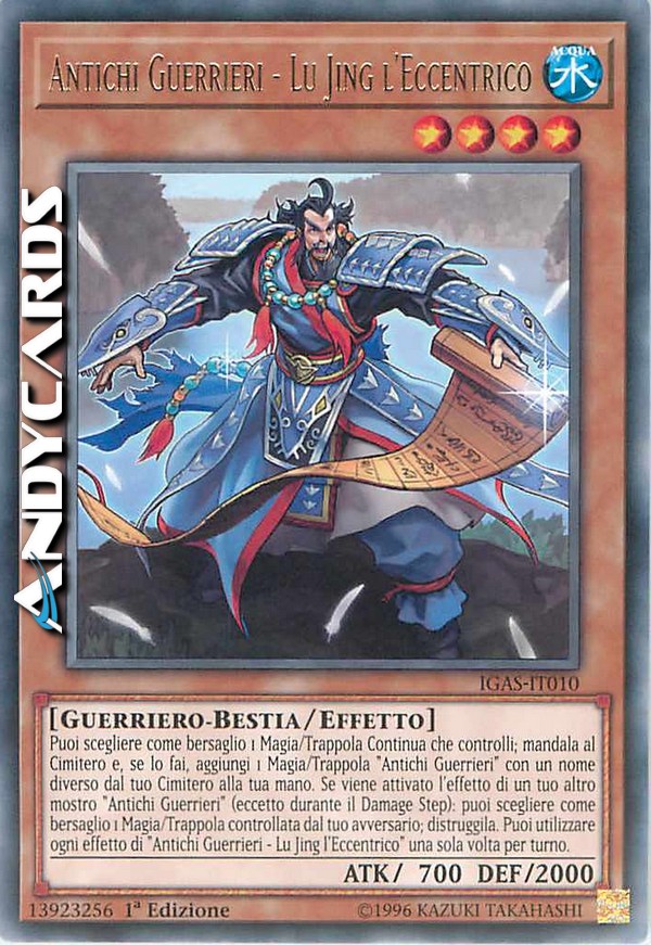 Clicca per ulteriori dettagli di - ANTICHI GUERRIERI - LU JING L'ECCENTRICO - ANTICHI GUERRIERI - LU JING L'ECCENTRICO