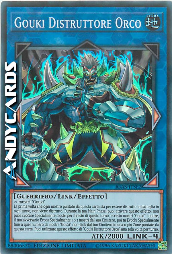 Clicca per ulteriori dettagli di - GOUKI DISTRUTTORE ORCO - GOUKI DISTRUTTORE ORCO