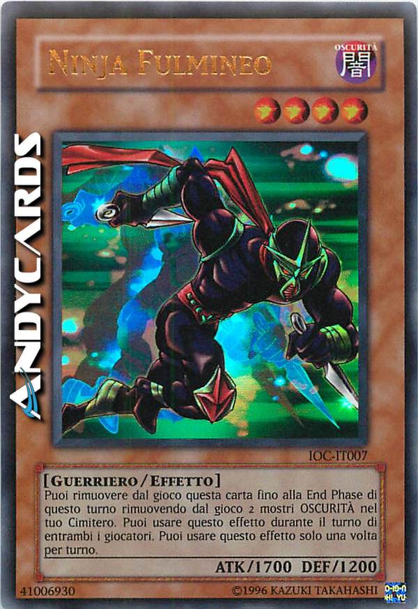 Clicca per ulteriori dettagli di - NINJA FULMINEO - NINJA FULMINEO