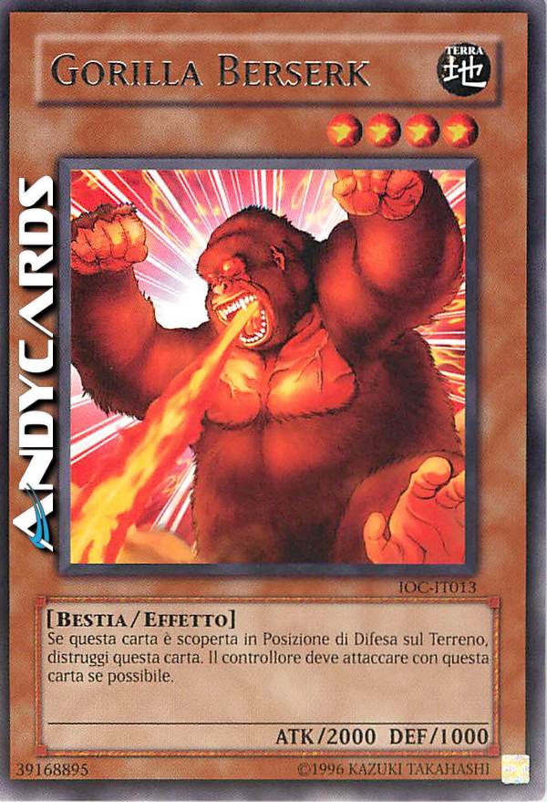 Clicca per ulteriori dettagli di - GORILLA BERSERK - GORILLA BERSERK