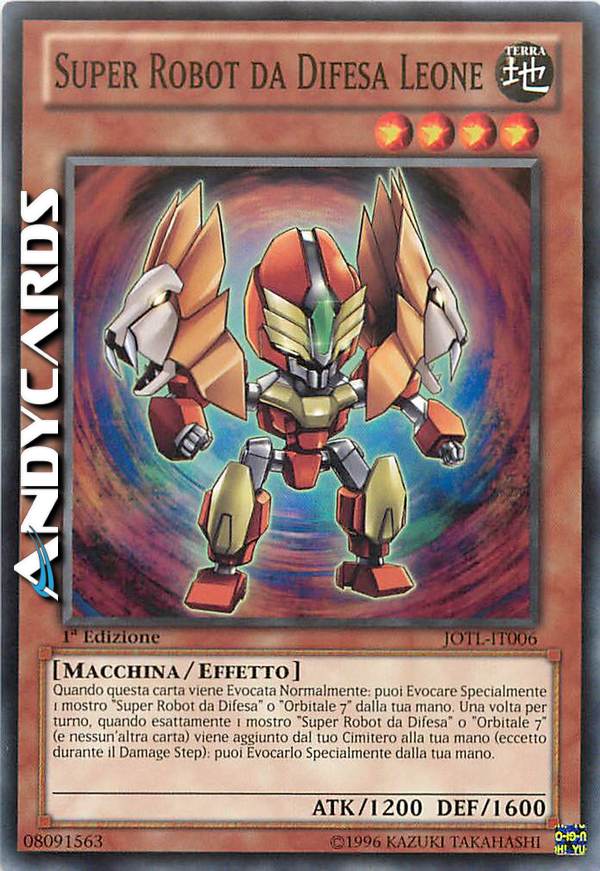 Clicca per ulteriori dettagli di - SUPER ROBOT DA DIFESA LEONE - SUPER ROBOT DA DIFESA LEONE