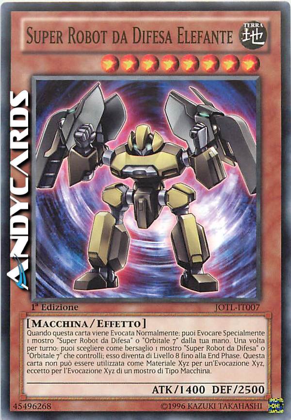 Clicca per ulteriori dettagli di - SUPER ROBOT DA DIFESA ELEFANTE - SUPER ROBOT DA DIFESA ELEFANTE