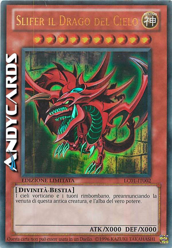 Clicca per ulteriori dettagli di - SLIFER IL DRAGO DEL CIELO (NON GIOCABILE) - SLIFER IL DRAGO DEL CIELO (NON GIOCABILE)