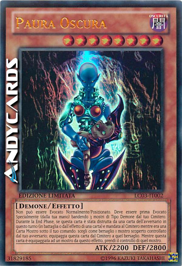 Clicca per ulteriori dettagli di - PAURA OSCURA - PAURA OSCURA