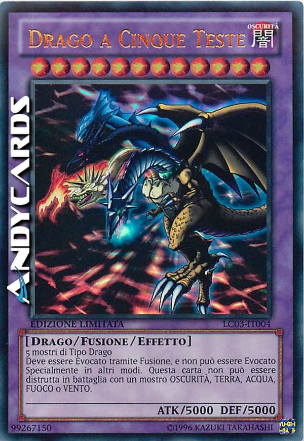 Clicca per ulteriori dettagli di - DRAGO A CINQUE TESTE - DRAGO A CINQUE TESTE