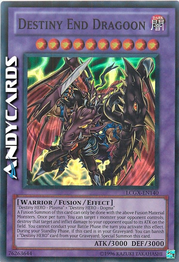 DESTINY END DRAGOON (Dragone Del Destino Finale) Super R LCGX