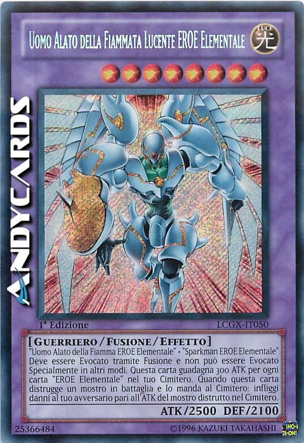 Yu-Gi-Oh! LCGX-IT045 1st Edition MEGA PACK Segreta Collezione Leggendaria 2 : Gli anni dellAccademia dei Duellanti Uomo Alato Della Fiamma Eroe Elementale Yu-Gi-Oh! LCGX-IT045 1st Edition MEGA PACK Segreta Collezione Leggendaria 2 : Gli anni dellAccademia dei Duellanti Uomo Alato Della Fiamma Eroe Elementale