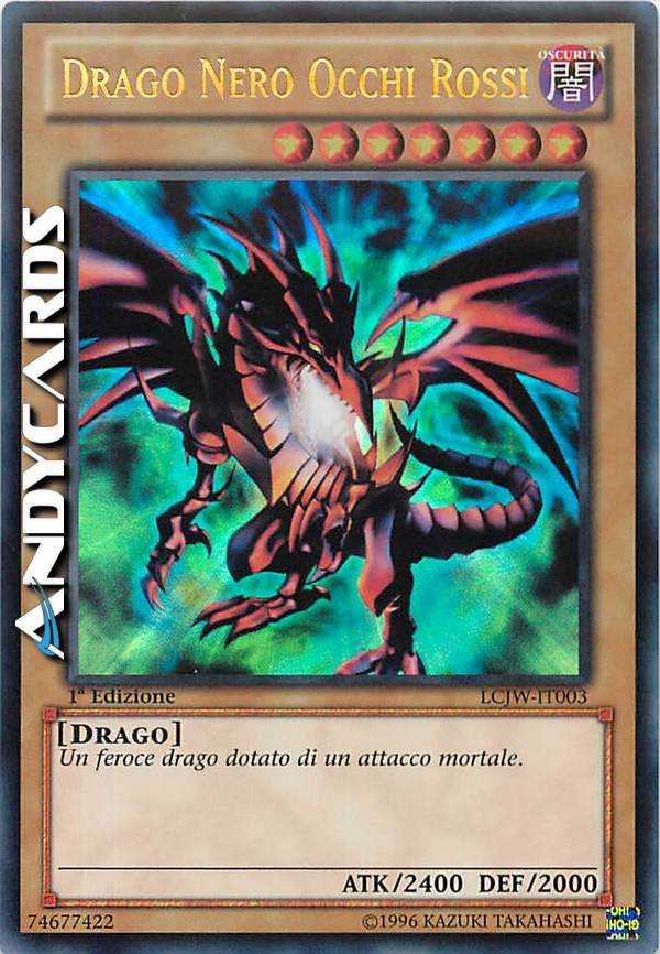 Clicca per ulteriori dettagli di - DRAGO NERO OCCHI ROSSI - DRAGO NERO OCCHI ROSSI