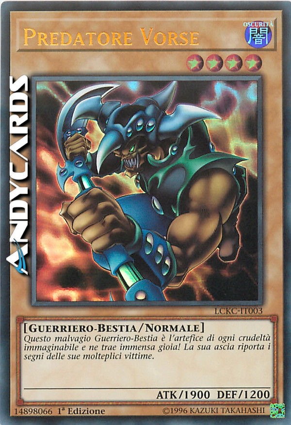 Clicca per ulteriori dettagli di - PREDATORE VORSE - PREDATORE VORSE