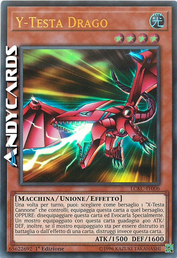 Clicca per ulteriori dettagli di - Y-TESTA DRAGO - Y-TESTA DRAGO