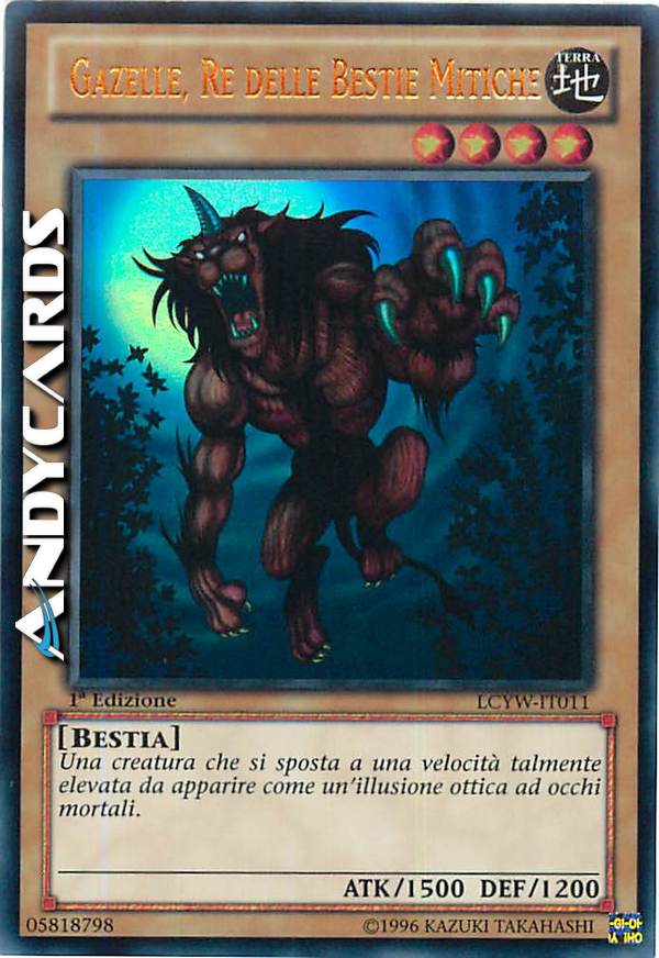 Clicca per ulteriori dettagli di - GAZELLE, RE DELLE BESTIE MITICHE - GAZELLE, RE DELLE BESTIE MITICHE