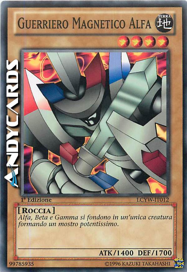 Clicca per ulteriori dettagli di - GUERRIERO MAGNETICO ALFA - GUERRIERO MAGNETICO ALFA
