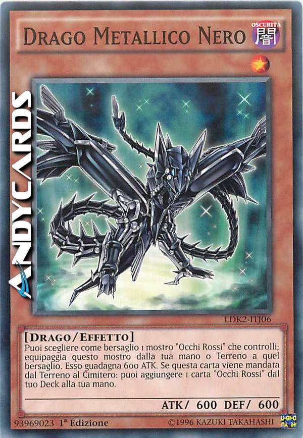 Clicca per ulteriori dettagli di - DRAGO METALLICO NERO - DRAGO METALLICO NERO