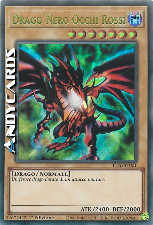 Clicca per ulteriori dettagli di - DRAGO NERO OCCHI ROSSI - DRAGO NERO OCCHI ROSSI