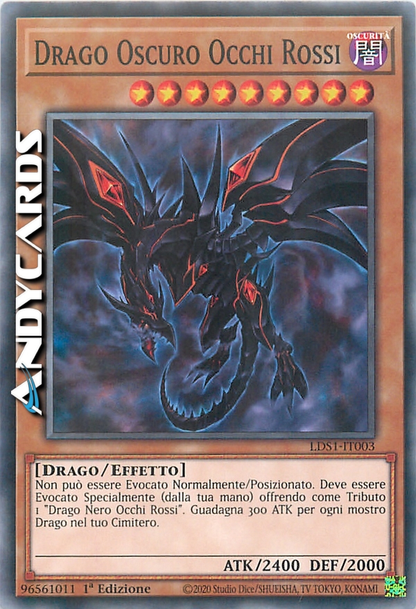 Clicca per ulteriori dettagli di - DRAGO OSCURO OCCHI ROSSI - DRAGO OSCURO OCCHI ROSSI