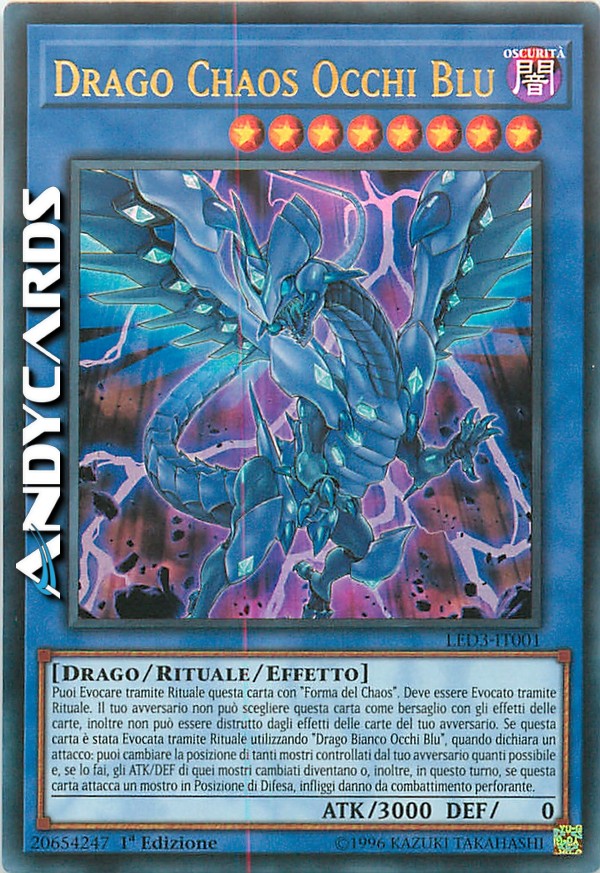 Clicca per ulteriori dettagli di - DRAGO CHAOS OCCHI BLU - DRAGO CHAOS OCCHI BLU
