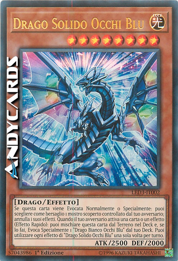 Clicca per ulteriori dettagli di - DRAGO SOLIDO OCCHI BLU - DRAGO SOLIDO OCCHI BLU